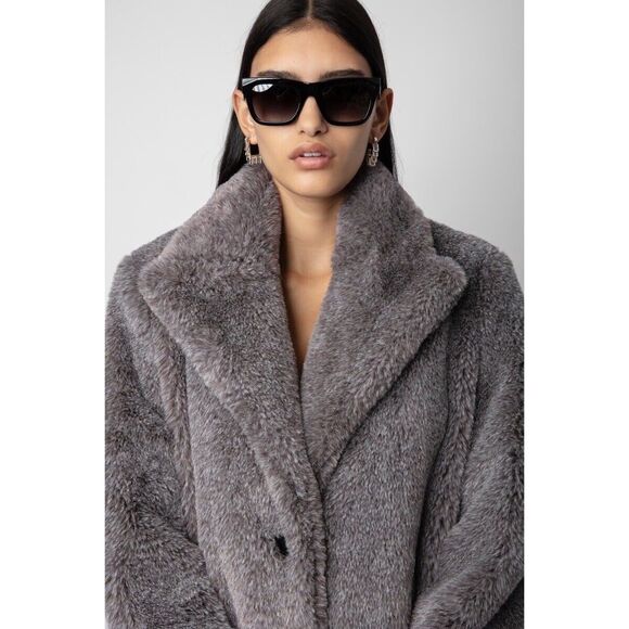 NWT Zadig & Voltaire Manacoco Coat Size Large - Picture 4 of 10